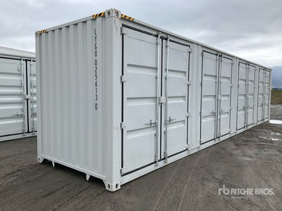 2025 40 ft High Cube Multi-Door Storage Container