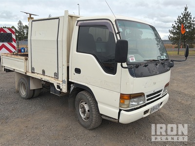 1993 Isuzu NKR58 4x2 Autocarro cassone fisso