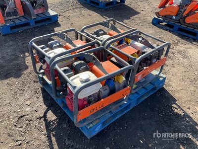 Quantity of (4) Belle G3401S Mobile 3Kva Generator Set