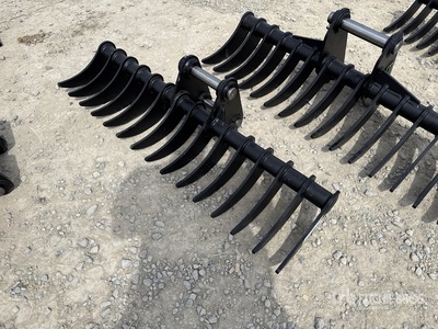 2026 Haener HBR1200-P40A Lifting Râteau de pelleteuse (Unused)