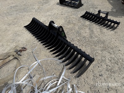 2026 Haener HBR1800-P50A Lifting Râteau de pelleteuse (Unused)