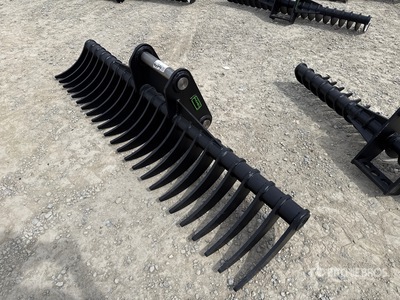 2026 Haener HBR2000-P60A Lifting Râteau de pelleteuse (Unused)