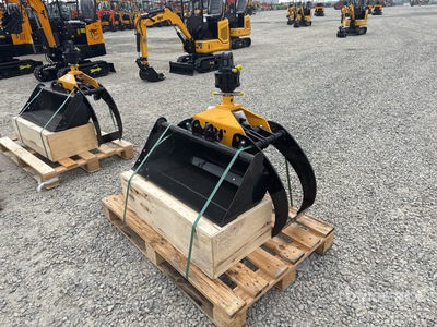 Log Grapple and 800 mm Bucket Varios, accesorio para excavadora (Unused)