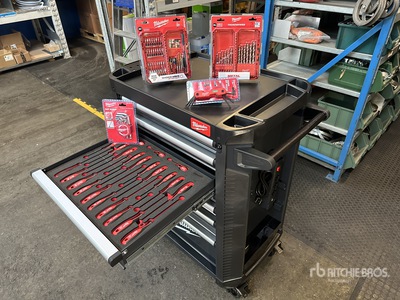 Milwaukee SRC 30/7-2 Black Big Professional خزانة الأدوات (Unused)