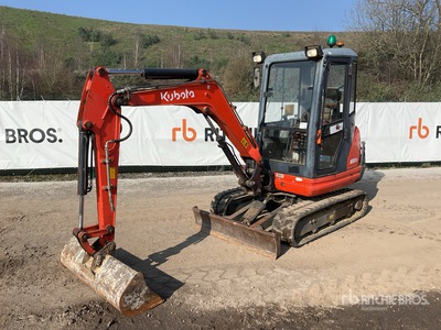 2016 Kubota KX61-3 Mini Excavadora