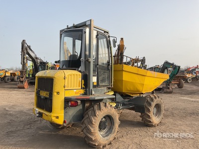 2017 Wacker Neuson DW60 6 ton 4x4 Swivel Cabbed dumper