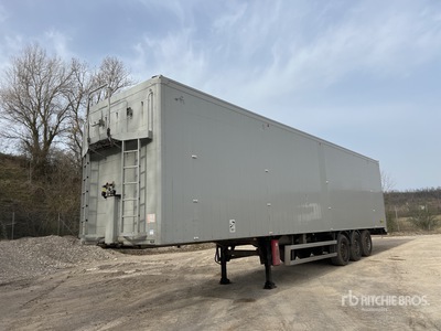 2010 Legras Industries DM34AEBSLC 13400 mm Tri/A Semi-Remorque Benne A Fond Mouvant 3 Essieux Remorque à fond mouvant