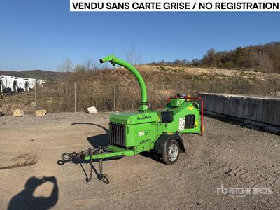 2015 GreenMech Arborist 150 Tow-Behind Broyeur A Vegetaux Astilladora de madera