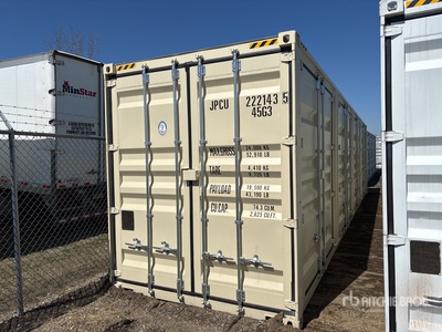 2026 40 ft High Cube Multi-Door Storage Container