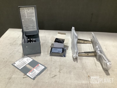 (25) Load Centers, (5) Media Converters, (3) Table Stands & Assorted Items