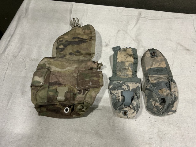 (66) Canteen Pouches, (109) Hand Grenade Pouches & Assorted Items