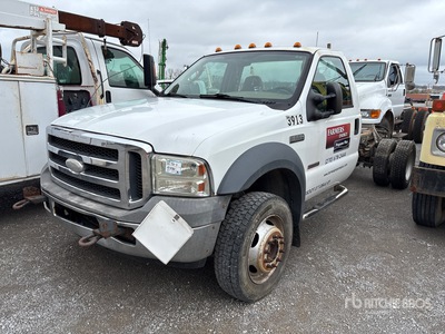 2005 Ford F-550 4x2 Cab and Chassis (Inoperable)