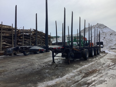 2004 Manac 21448 48 ft Quad/A Short Wood Boomstam aanhangwagen