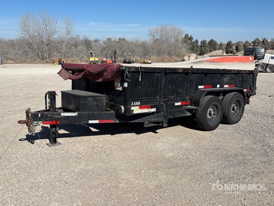 2020 Texas Pride DT714216KBP 14 ft T/A Lichte Kiepaanhanger