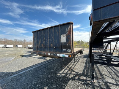 2000 Lufkin FL-11 48 ft T/A Spread Axle Flatbed Trailer