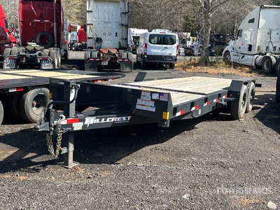 2025 HILLCREST 14166SPT 22 ft T/A Tilt Deck Trailer