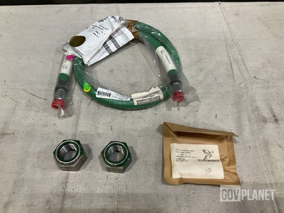 (1) Hose Assembly, (1) Rod End, (3) Self-Locking Nuts & Assorted Items