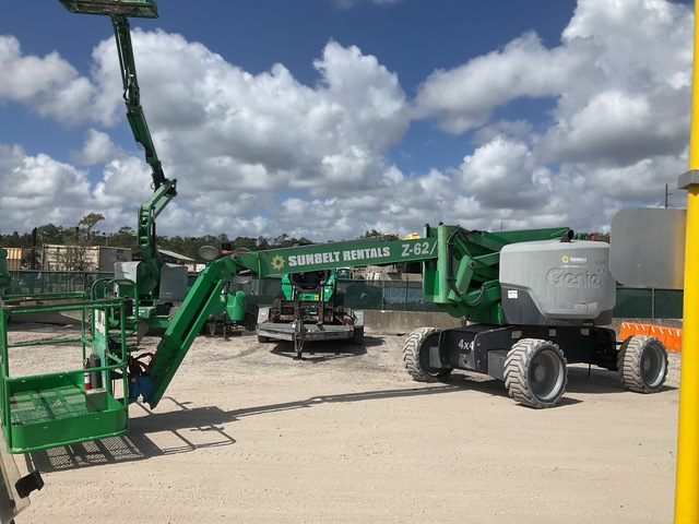 2016 Genie Z-62/40 4WD Diesel Articulating Boom Lift 2016 Genie Z-62/40 4WD Diesel Articulating Boom Lift