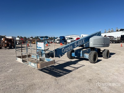 2018 Genie S60X 4WD Diesel Telescopische hoogwerker