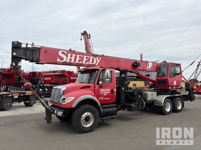 National Series 1400 33 ton Straight Boom on 2006 International NCC1411 6x4 Boom Truck