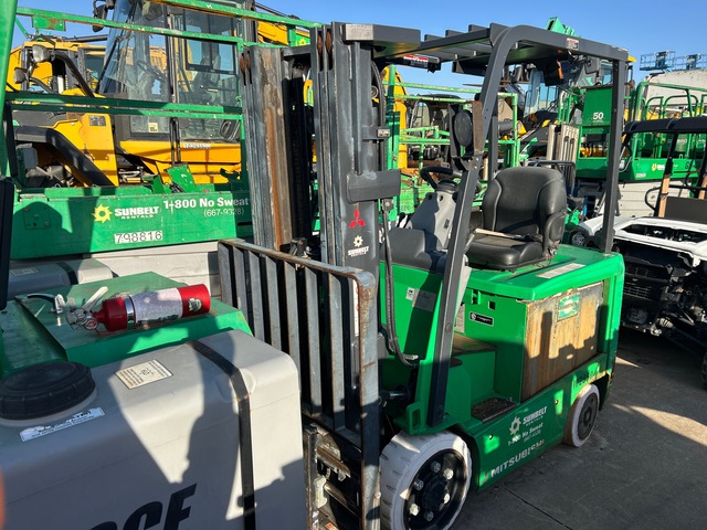 2017 Mitsubishi FBC25N 4400 lb Electric Forklift (Inoperable)