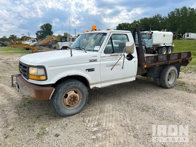 1993 Ford F-350 XL 4x2 Flatbed Truck (Unused)