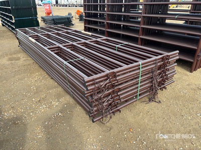 Quantity of (12) 2025 BYT HDALYPNL16 16 ft Livestock Panel (Unused)