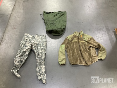 (12) Clothing Bags, (22) Cold Weather Jackets & Assorted Items