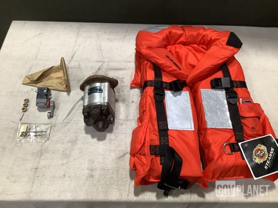 (2) Life Vests, (1) Pump Assembly, (7) Parts Kits & Assorted Items