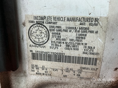 2000 Ford F-450 XL 4x2 Wywrotka