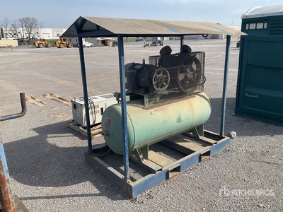 Dayton 2MXV7B Skid-Mounted Electric 120 gal Air Compressor