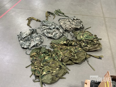 (7) Field Packs, (5) Large Field Rucksack Packs & Assorted Items