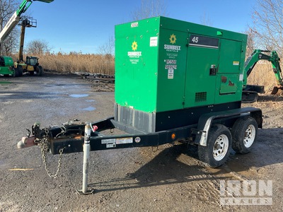 2016 MQ Power DCA45SSIU4FSG 36 kW Mobile Generatore