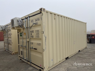 2026 20 ft x 8 ft Skid-Mounted 現場事務所 (Unused)