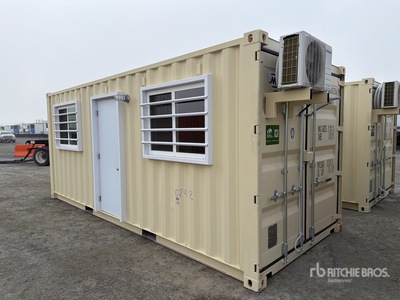 2025 20 ft x 8 ft Skid-Mounted 現場事務所 (Unused)