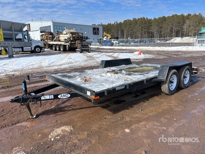 2022 American 16 ft T/A Remolque Portamaquinaria