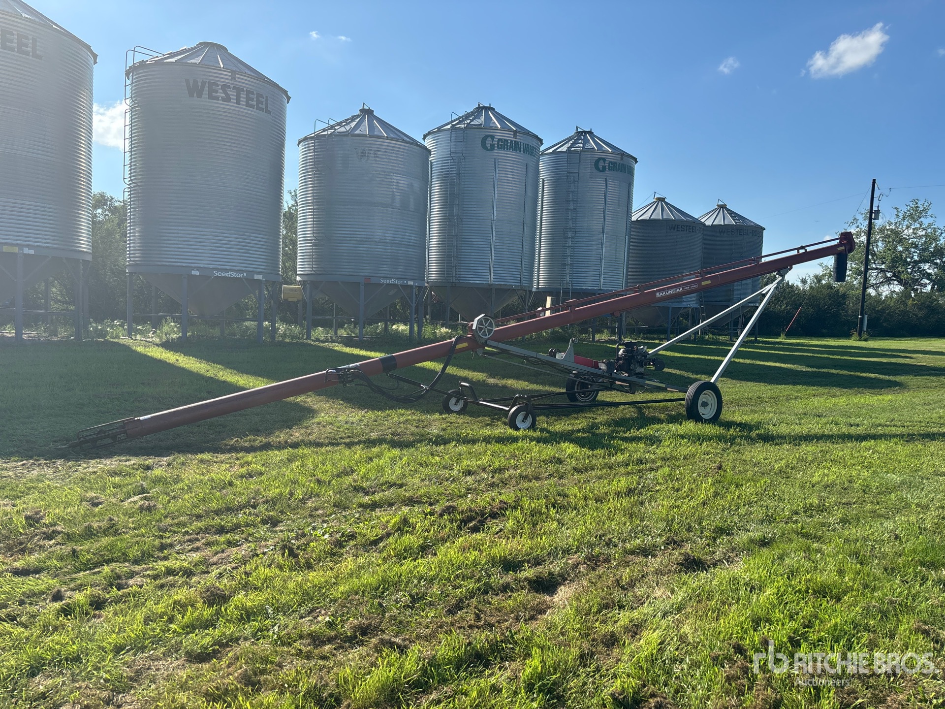 Sakundiak HD8-1400 8 in x 46 ft Grain Auger