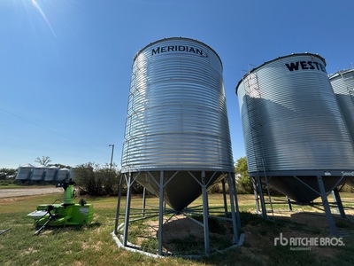 Meridian +/- 4900 bu 5 Ring Hopper Grain Bin