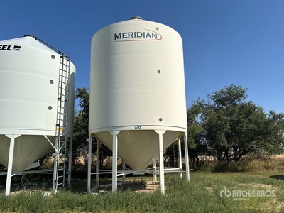 Meridian +/- 100 ton Epoxy Lined Hopper Grain Bin