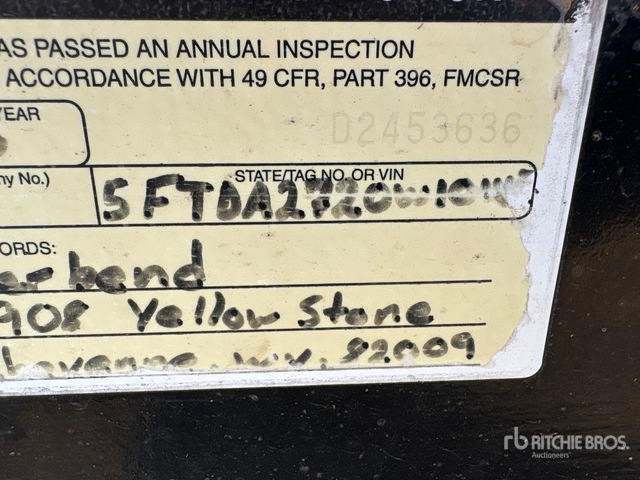 1998 Felling 29 ft 9 in Tri/A End Dump Trailer