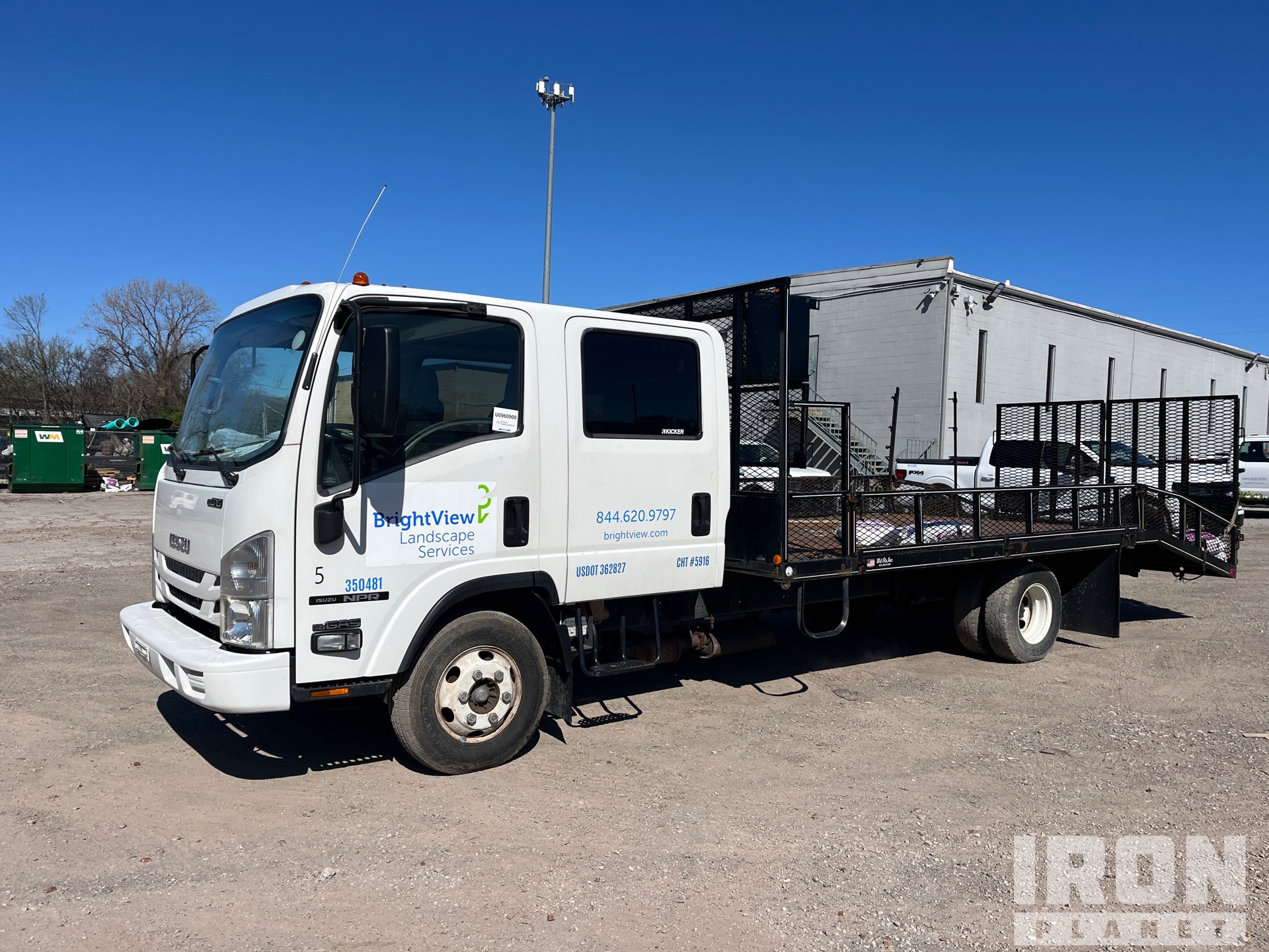 2017 Isuzu NPR 4x2 Crew Cab Landscape Truck in Nashville