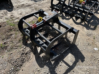 All-Star 46 in Root Rake Skid Steer Grapple