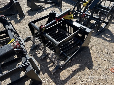 All-Star 46 in Rock Skid Steer Grapple Bucket