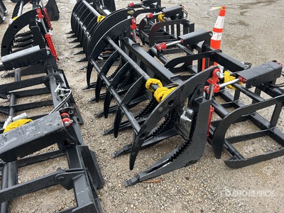 Mid-State 60 in Skid Steer Root Rake