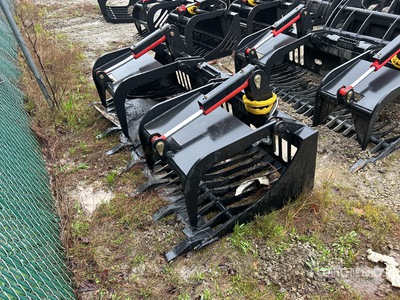 All-Star 80 in Rock Grapple Skid Steer Bucket