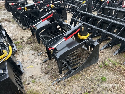 All-Star 72 in Rock Skid Steer Grapple Bucket