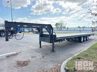 1998 30 ft Tri/A Gooseneck Remolque caja abierta