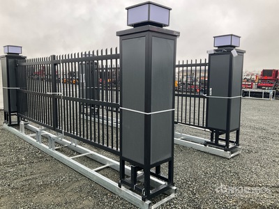 2026 Suihe SG 20 ft x 7 ft 10 in Wrought Iron Bi-Parting Driveway Gate (Unused)