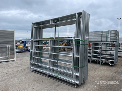 Quantity of (14) 2026 Suihe SP10-14G 10 ft Powder Coated Corral Livestock Gate (Unused)