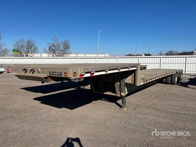 2007 Chapparal 48 ft Tri/A Single Drop Step Deck Trailer (Inoperable)